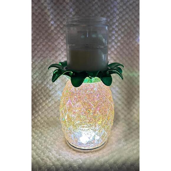 Bath & Body Works Glitter Swirl Pineapple Candle Holder - Picture 4 of 8